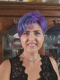 Vivid hair color touch-up frequency for shaved back