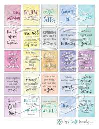 Printable Fitness Planner Stickers Motivational Quotes Fits Etsy Positividade Frases Frases Boas