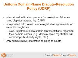 Use Of Trademarks In Domain Names Domain Name Disputes Ppt Download