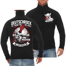 Männer Sweatjacke Deutschrock Porno für die Seele | TShirt Shop - Witzig  Hart Sexy Einzigartig