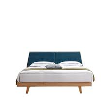 nordic style bed blue mattress w1800 d2000 h1030 ash wood solid wood e1 class multi layer solid wood board base material sele bed furniture furniture bed