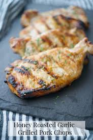 Shopping for pork chops can be confusing. Honey Roasted Garlic Grilled Pork Chops Carrie S Experimental Kitchen