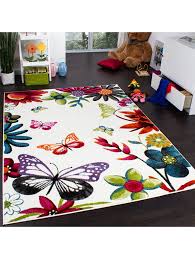 Pergamon kinderteppich »kinder teppich maui kids safari tiere«, höhe 13 mm. Paco Home Teppich Kinderzimmer Schmetterling Bunt Kinderteppich Butterfly Creme Mehrfarbig Klingel