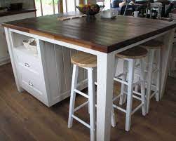 Perhaps you actually already have a kitchen island and the problem is, rather, that you'd prefer it was set up a different way or had a little more countertop space for you to work with? Free Standing Kitchen Island With Seating For Four Freestanding Kitchen Freestanding Kitchen Island Kitchen Island With Seating For 4
