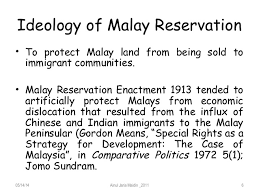 Malay Reserved Land