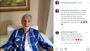 Jun 12, 2021 · orlando drummond, de 101 anos, receberá alta hoje do hospital onde está internado no rio de janeiro desde meados de abril. Orlando Drummond O Seu Peru Completa 101 Anos De Vida Bem Parana