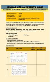 Jun 04, 2021 · berikut pembahasan soal dan kunci jawaban di buku tematik tema 8 kelas 2 sd/mi subtema 2 pembelajaran 1 halaman 54, 55, 56, 57, 58, 59, 60, dan 61. Lkpd Tema 6 Subtema 1 Pembelajaran 2 Exercise