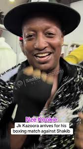 Jk Kazoora vs Shakib: Boxing Match Arrival