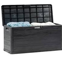 Kissenbox Wasserdicht Woody 117x56x45 Cm 280l Dunkelgrau