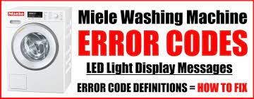 Add to wishlist & comparison. Miele Washing Machine Error Codes Blinking Led Lights On Display