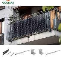 Goomax Balcony Solar Mount Accessories Solar Panel for Apartment Balcony  Enhanced Durability