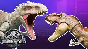 Vastatosaurus rex baring its odd teeth. T Rex Vs Indominus Sweded Jurassic World Mattel Action Youtube