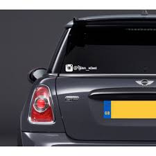 Custom instagram handle decal sticker. Instagram User Name Personalized Vinyl Decal Sticker