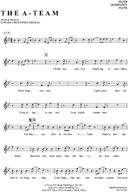 The A Team Querflote Ed Sheeran Pdf Noten Klick Auf Die Noten Um Reinzuhoren Noten Und Playback Zum Klarinette Noten Keyboard Noten Querflote Noten