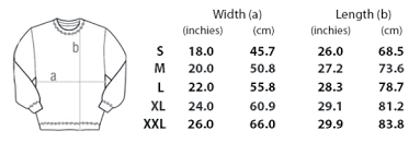 size charts come sundown