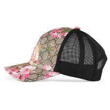 Gucci Gg Blooms Baseball Hat 235 Liked On Polyvore Featuring Accessories Hats Women Baseball Hats Adjustable B Gucci Hat Floral Baseball Cap Beige Hat