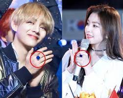 Bts glasses, cavern, irene glasses. Wow Couple Ring Vrene Bts V Redvelvet Irene Facebook