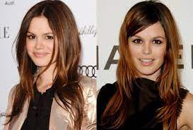 Right Down The Middle Hair Styles Parting Hair Celebrity Hair Trends