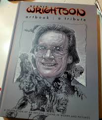 My comp arrived last week for the Bernie Wrightson Tribute book. So glad I  was able to contribute a piece. It's a wonderful book. Really wish I had  the courage to talk
