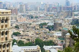 Vista De La Ciudad De Baku Capital De Azerbaiyan Fotos Retratos Imagenes Y Fotografia De Archivo Libres De Derecho Image 14077268