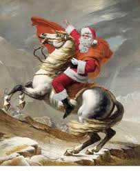 Géricault Officier De Chasseurs à Cheval De La Garde Impériale Chargeant Le Pere Noel Entre Dans L Art Illustration De Chat Jacque Louis David Peinture Classique