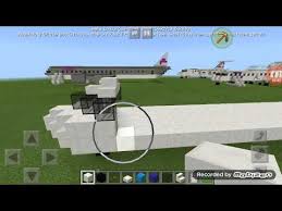 Cara Membuat Pesawat Garuda Indonesia Di Minecraft Boieng 737 Youtube