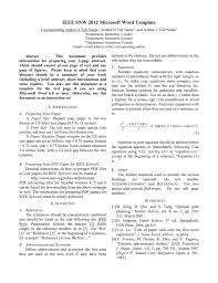 Ieee conference templates contain guidance text for. Abstract Template Doc Format