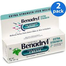Walmart Benadryl Itch Stopping Cream Extra Strength 1 Oz Pack Of 2 Benadryl Anti Itch Cream Itch