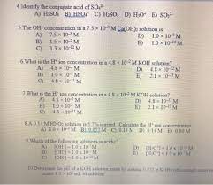 Даташит s042p pdf ( datasheet ). Solved 4 Identify The Conjugate Acid Of S042 A H So4 B Chegg Com