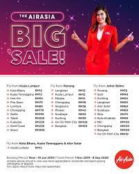 Airasia promo fares 2019 to 2020 are posted on this blog as well as red hot sale and piso sale too. Air Asia Promosi Hebat Hanya Serendah Rm12 Sahaja