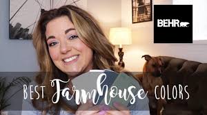 Those looking to revamp their kitchen in 2020 should look to muted and nature paint colors, according to home decorators. Best Affordable Farmhouse Neutrals Home Depot S Behr Paint Youtube