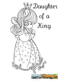 Daughter Of A King Precious Moments Coloring Pages Princess Coloring Pages Jesus Coloring Pages
