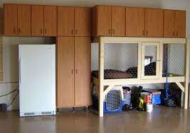 If this is the case with your dog, you can place the open cage on the garage floor and it will use it as needed. Dog House Inside Garage W Access Outside Dog House Inside Dog Rooms Dog Houses