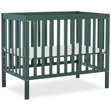 Dream On Me Edgewood 4 In 1 Convertible Mini Crib Olive Walmart Com