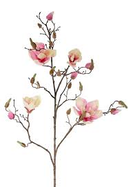 China stock | buy artificial flowers magnolia silk flowers home decorations single flowers bunch online at unbeatable prices. Magnolia Branch With 4 Flowers 22 Buds 107cm Top Art Artificial Flowers And Plants