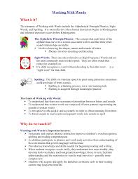 Phonics is taught with word lists that rely on specific letter combinations. What Is Word Work