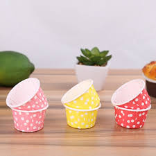 Delicate design makes your dessert more exquisite, bake your favorite dessert with this bowl. 2oz Paper Souffle Cups Muffin Cups Cupcake Liners Baking Cups