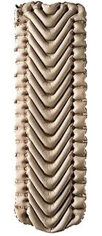 Klymit Static V Lightweight Sleeping Pad Coyote Sand Camping Sleeping Pad Sleeping Pads Outdoor Comfort