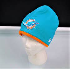 Miami Dolphins Nfl Football Beanie Hat New Era Scull Cap Newera Miamidolphins New Era Hats Nfl Team Apparel Nfl Caps