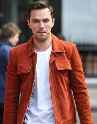 Nicholas Hoult Radio Studios Orange Jacket Ujackets