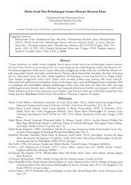 Hubungan manusia dengan allah, yaitu sebagai hamba, maka manusia wajib beribadah kepada allah sepanjang hidupnya, karena semua yang dilakukan manusia akan. Pdf Media Sosial Dan Perhubungan Sesama Manusia Menurut Islam