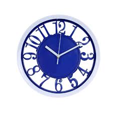 blu monaco modern round white navy blue