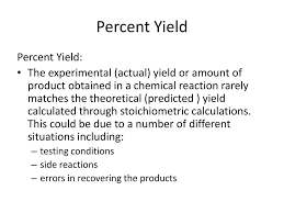 In humanistic copy the word percent is used; Ppt Limiting Reactants And Percent Yields Powerpoint Presentation Free Download Id 2441339