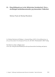 Andrea 56 jahre alt, lebte ständig mit 4. Pdf Einzelfallanalysen In Der Klinischen Sozialarbeit Petra Ein Beispiel Mehrdimensionaler Psychosozialer Fallarbeit