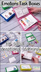 Use These Task Box Activities For Emotions To Teach Critical Social Emotional Skills This Set Incl Social Skills Lessons Social Emotional Skills Social Skills