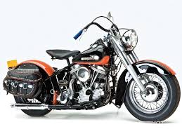 56 Pan Head I Dig The Blue Handle Bar Grips And The Tractor Seat On A Pogo Stick Suspension Motorcycle Types Motorcycle Harley Bikes