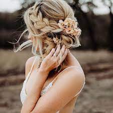 This hairstyle is perfect for girls, whose hair is on the. 40 Braided Wedding Hairstyles We Love