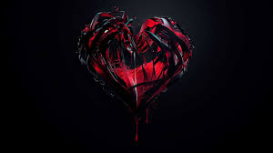 Please contact us if you want to publish a black heart wallpaper on. Red Heart Black Background Hd Wallpaper Jawel Home Ideas