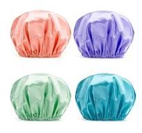 AmazerBath EVA Waterproof Bath Shower Caps, Set of 4