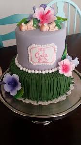 Hawaiian Themed Baby Shower For Twins Wild Fairy Tale Hawaiian Baby Showers Baby Shower Themes Baby Shower Cakes